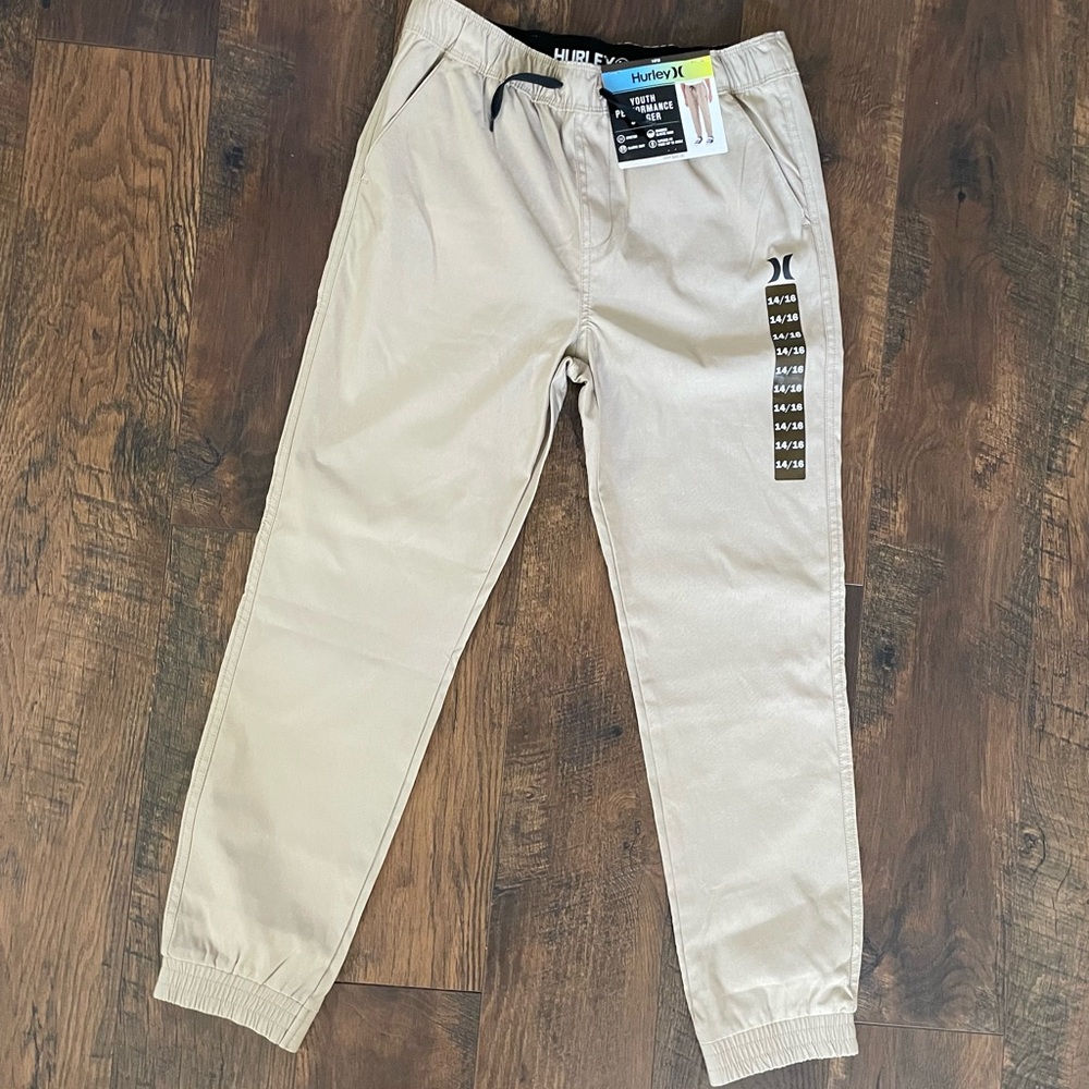 Hurley Beige Jogger Pants